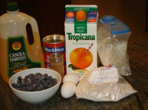 ingredients for sugar free muffins